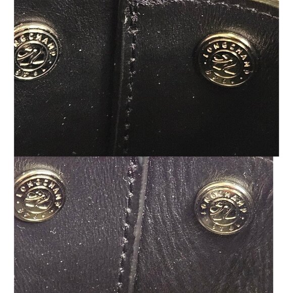 Authentic Longchamp Rosseau Mini Leather Croc Embossed - Picture 13 of 17